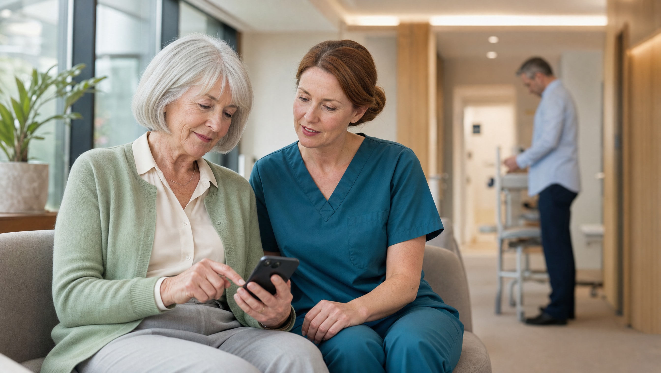 Irish and UK clinical staff using Ask Brigid during the working day